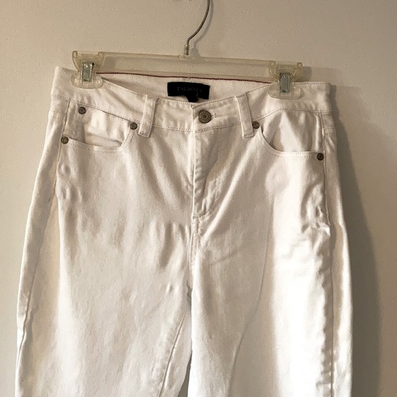 Talbots white jeans | size 4 | Theblondepeach - Picture 2 of 4